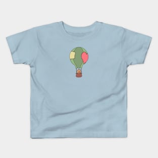 Hot air Balloon Boy Kids T-Shirt